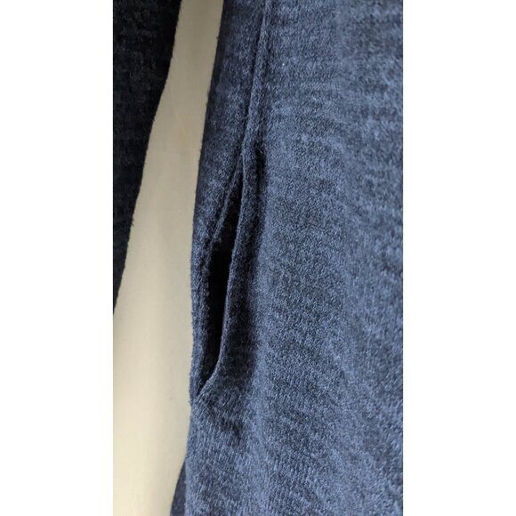 Moth Anthropologie Women Sweater Dress Navy Knit Hi-Lo Assimertic Size S - Picture 3 of 9